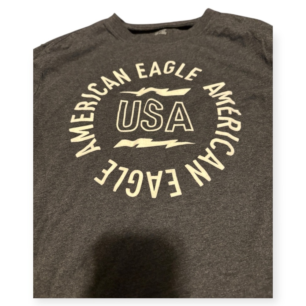 Men’s American Eagle Grey Long Sleeve Shirt